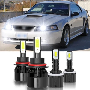 Kit de bombillas LED de haz alto/bajo + bombillas antiniebla 6000K para Ford Mustang 99-04 - Imagen 1 de 19