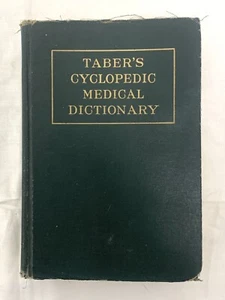 Vintage 1959 Taber's Cyclopedic Medical Dictionary by Clarence Wilbur Taber - Picture 1 of 6