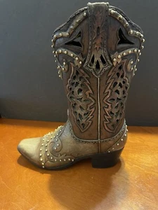 light up decorative western boot, resin garden decor Home Decor American - Picture 1 of 11