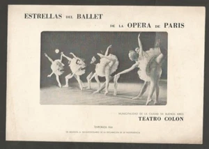 Pamphlet Programme Colon Teather Opera Ballet C Bessy P Van Dyk 1966 - Picture 1 of 1