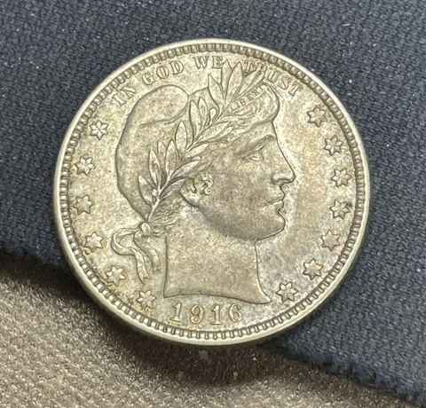 1916-D Barber Quarter Better Grade Cover