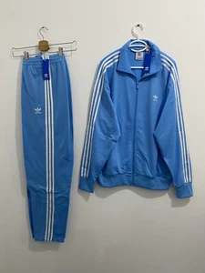 Tuta Adidas Originals Classics Firebird semi blu scoppio bianca taglia L - Foto 1 di 12