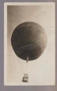 Peoria ILLINOIS RPPC 1909 BALLOON ASCENSION Launch Airship Zeppelin Dirigible IL - Picture 1 of 2