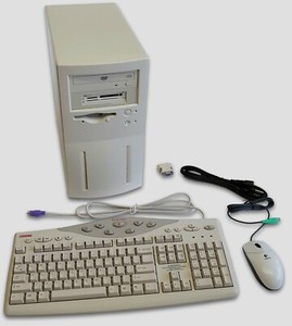 NEW Beige Retro Gaming PC - Windows 98 XP DOS, 2GB Ram, ATI x700, OPL3 128GB SSD