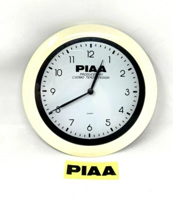 Custom PIAA by L'uomo Terzo Quartz Company Wall Clock 10.5" With PIAA Sticker  - Image 1 of 4