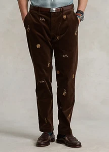 Polo Ralph Lauren Cordhose Stretch klassisch braun Reitsport Logos Gr. 31x30 - Bild 1 von 4
