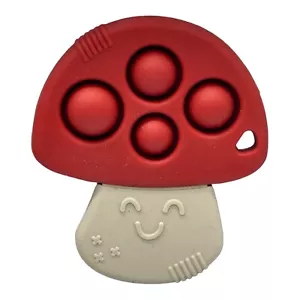 Itzy Pop Silicone Teether with Sensory Popper Baby Infant 3M+ Itzy Ritzy - Picture 1 of 4