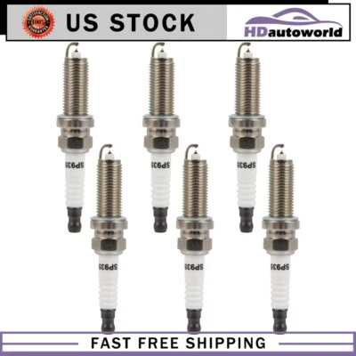 Bujías de iridio y platino para Nissan Máxima 2009-2014 y 2016-2020 3,5 L V6 6 piezas Foto 1 de 4