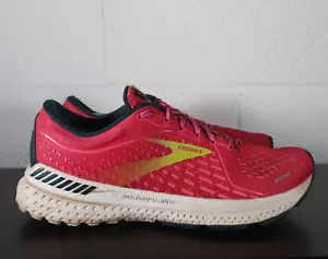 Womens Brooks Adrenaline 21 Pink Gym Fitness Running Trainers - UK 8 - Imagen 1 de 9