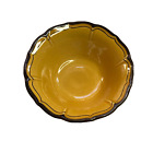VTG La Mancha Gold Coupe Cereal Bowl by Metlox Poppytrail Vernon, Mustard Yellow