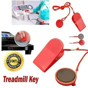 RED MAGNETIC TREADMILL RUNNING MACHINE SAFETY KEY TAG REPLACEMENT UK - Picture 1 of 2