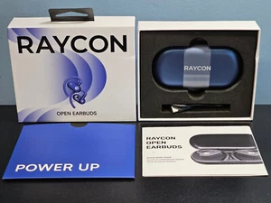 Cuffie auricolari Raycon Open modello RB0725 RB0725-24E-BLU blu - nuove con scatola! - Foto 1 di 10