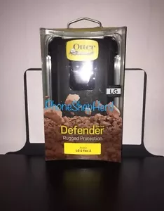 Custodia Otterbox Defender Series LG G Flex 2 con clip da cintura nera - Foto 1 di 3