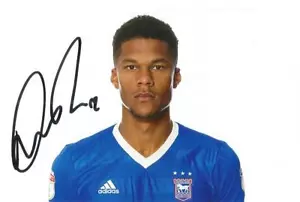 IPSWICH: JORDAN SPENCE SIGNED 6x4 2017/2018 PORTRAIT PHOTO+COA - Picture 1 of 1