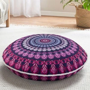 Codi 32 Inch Round Floor Pillow, Large Meditation Pouf Cushion , Memory Foam ... - Picture 1 of 9