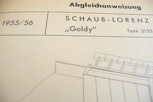 Service Manual Instructions for Schaub-Lorenz Goldy , 3133 - Picture 1 of 1