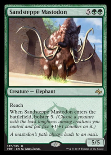 Fate Reforged - Sandsteppe Mastodon - Foil - Image 1 of 1