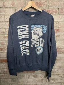 Vintage 90er Jahre Penn State Nittany Lions PSU TNT Distressed Sweatshirt Größe Large - Bild 1 von 8