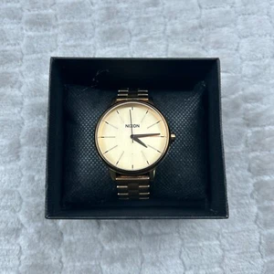NIXON Movin' Out The Kensington Women's Analog Quartz Gold Tone Wrist Watch - Picture 1 of 11