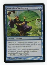 Threads of Disloyalty Betrayers of Kamigawa Foil MTG Magic the Gathering - LP