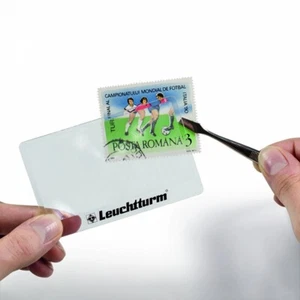 Lente tascabile formato CARTA DI CREDITO, ingrandimento 3x - Leuchtturm - Imagen 1 de 1