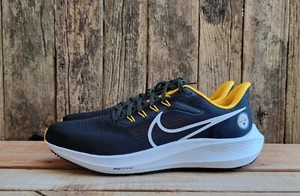 Nike Pittsburgh Steelers Air Zoom Pegasus 39 Men's Sz 10 NFL Running DR2059-001 - Picture 1 of 8