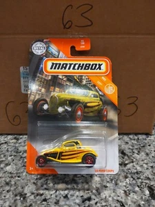 Matchbox 2020 MBX City Giallo "Mooneyes" '33 Ford Coupè - Foto 1 di 5