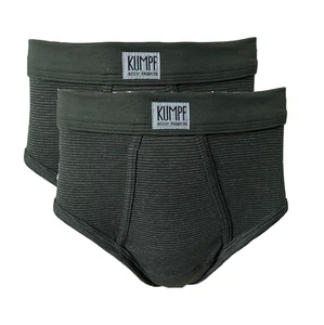 Kumpf Herren Slip 2er Pack Angeraut m. Eingriff Olivgrün Gr. M L XL 2XL - Bild 1 von 2