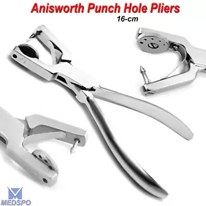 Dental Instruments Ainsworth Gummidamm Lochstanzzange Klemme Pinzette CE - Bild 1 von 5