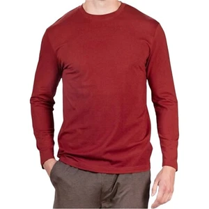 Neu mit Etikett Natori Herren T-Shirt Large Buji rot Modalmischung Rundhalsausschnitt Designer Größe L - Bild 1 von 8