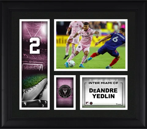 DeAndre Yedlin Inter Miami FC Framed 15x17 Player Core Collage Cover