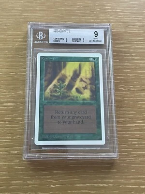 MTG Unlimited Regrowth BGS 9 Mint Quad - Image 1 of 2