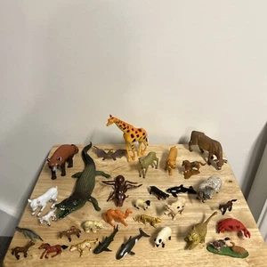 Farm Zoo Safari animals bundle With Farmer ELC Etc Etc A4 - Picture 1 of 22