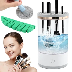 Automatic Brush Cleaner Electric Makeup Brush Cleaning Machine Fast Clean Dryer - Picture 1 of 13