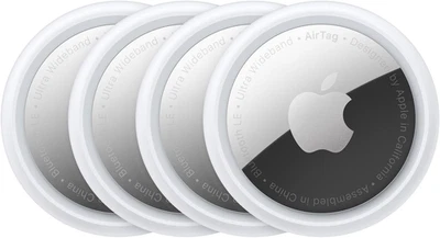 Apple Airtag 4 Pack. Keep Track of and Find Your Keys, Wallet, Luggage, Backpack - Image 1 of 4