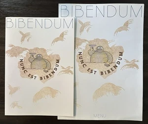 Michelin House BIBENDUM Nunc Restaurant Menu Signed Chef Simon Hopkinson 1993 - Picture 1 of 10