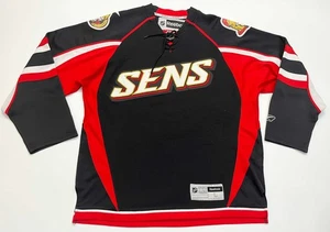 Reebok Premier Ottawa Senators SENS NHL Hockey Jersey Adult L Black Sewn blank - Picture 1 of 10
