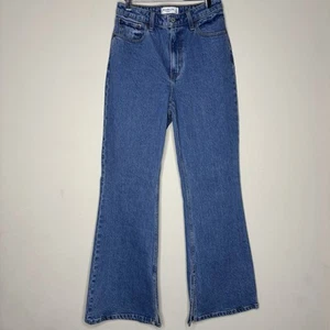 Abercrombie & Fitch The Vintage Flare High Rise Curve Love Size 27 4R Blue - Picture 1 of 10
