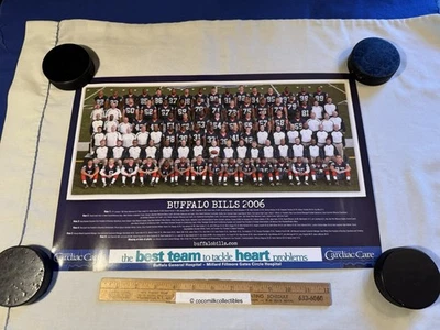 2006 Buffalo Bills Team Photo Picture Poster Kyle Williams Willis McGahee NFL  - Image 1 of 4