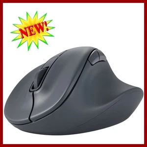 ELECOM Bluetooth Wireless Mouse Ergonomic Silent Click Right Hand 2K DPI PC MAC - Picture 1 of 9