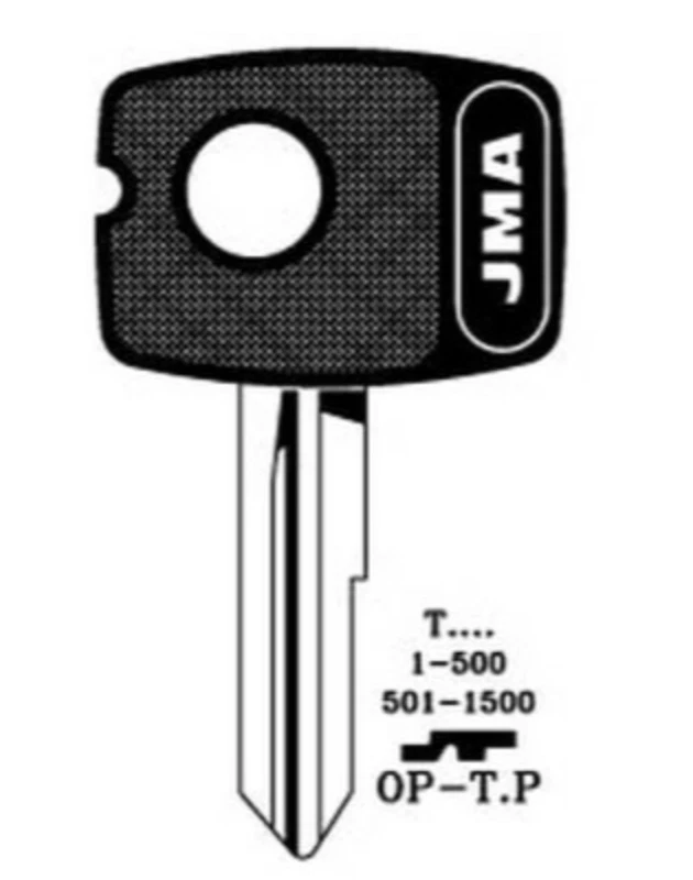 Classic Car key - Vauxhall (Silca HU33P) - Uncut Key Blank - Image 1 of 1