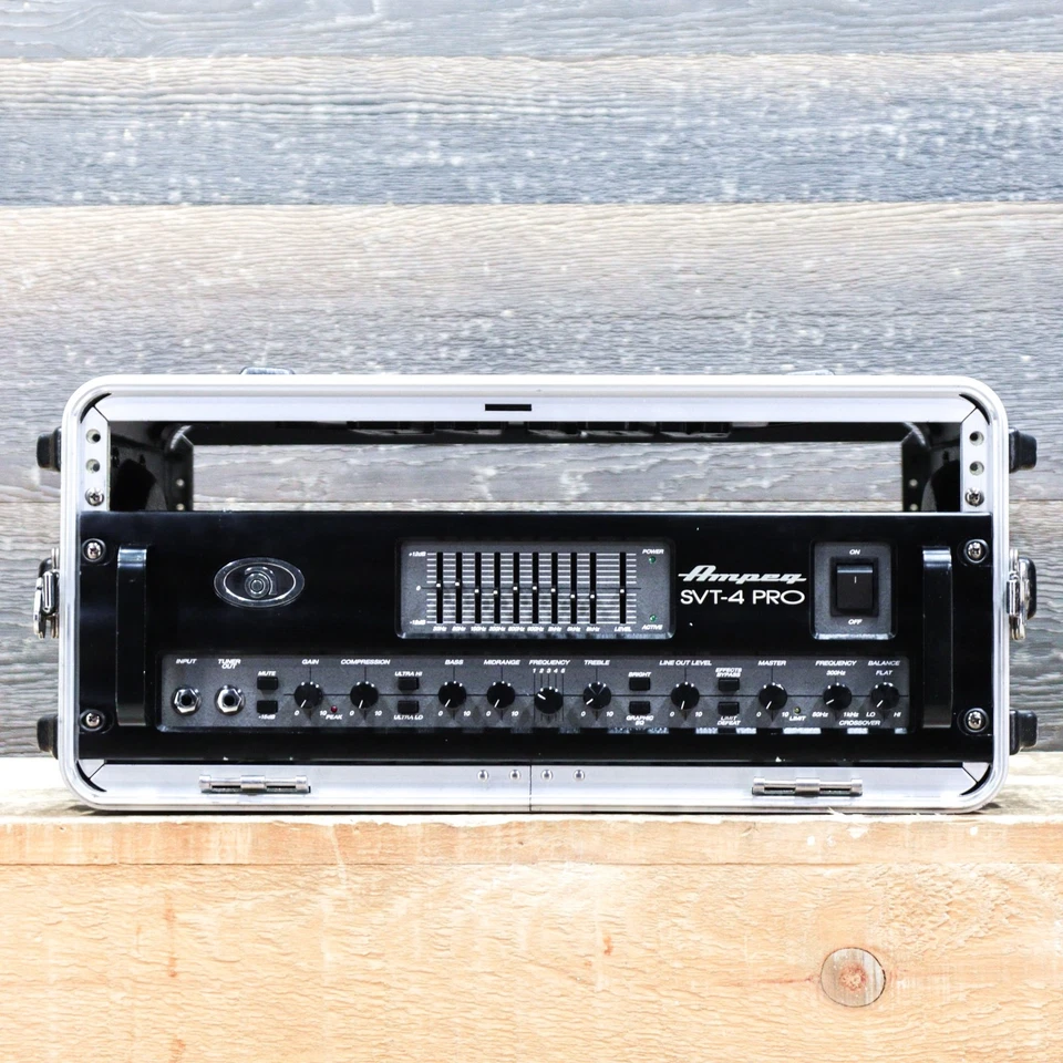Ampeg SVT-4 Pro 1200W Solid State / Tube Preamp Bass Amplifier Head w/Gator Case - Image 1 of 4