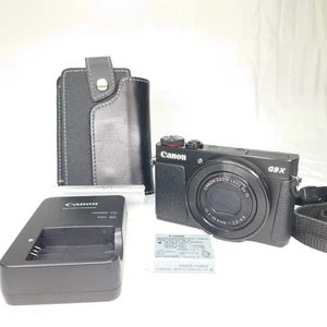 [N.MINT] Canon Powershot G9X Mark II 20.1 MP Digital SLR Camera Black w/Charger - Picture 1 of 19