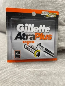 Gillette Atra Plus Cartucce Ricarica Lama Rasoio, Numero 10 Nuove  - Foto 1 di 2
