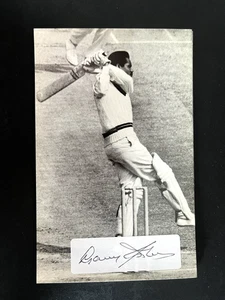 GARRY SOBERS - LEGENDÄRER WESTINDISCHER CRICKETSPIELER TOP SIGNIERTES FOTO - Bild 1 von 1