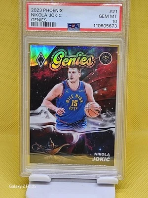 2023-24 Panini Phoenix Nikola Jokic Genies #21 Case Hit Denver Nuggets PSA 10 - Imagem 1 de 2