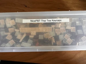 NicePBT Thai Tea Keycaps - Picture 1 of 1