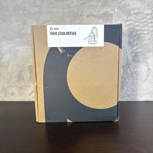 PLANTRONICS Poly Savi 7310 Cuffie Wireless da Ufficio Nero 214778-01 S7310 CD NUOVE - Foto 1 di 4