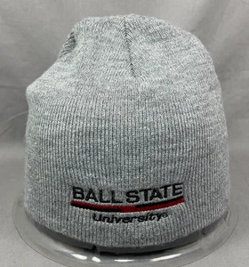 LogoFit Ball State Beanie Hat Skull Cap Cardinals Gray Knit Winter Child Boys - Picture 1 of 12
