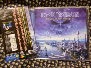 No Scratches Cd/With Obi Iron Maiden / Braveworld First-Time Bonus Sticker Inclu - Imagen 1 de 5